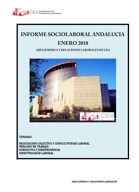 Informe Sociolaboral de Andalucía Enero 2018